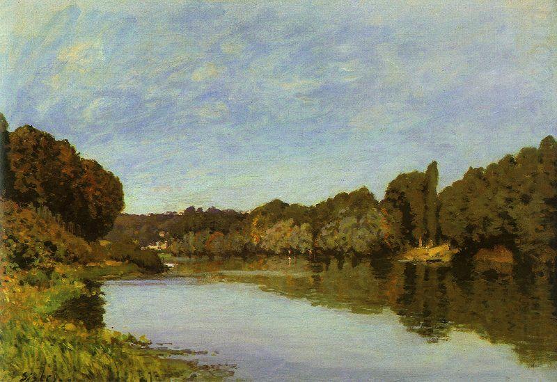 Alfred Sisley The Seine at Bougival china oil painting image